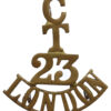 23rd Cadet Battalion London Regiment (C/T/23/LONDON) Shoulder Title