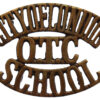 City of London School O.T.C. (CITY OF LONDON/O.T.C./SCHOOL) Shoulder Title