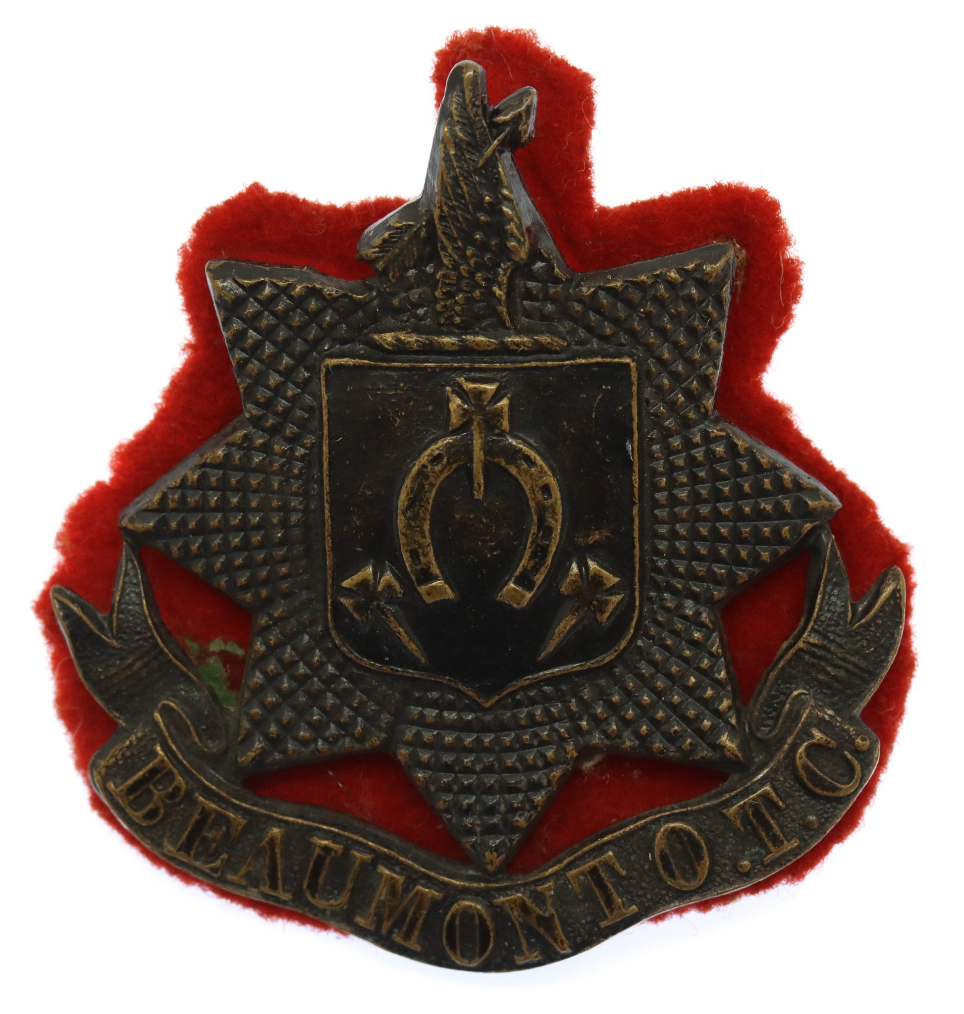 Beaumont College O.T.C. Cap Badge