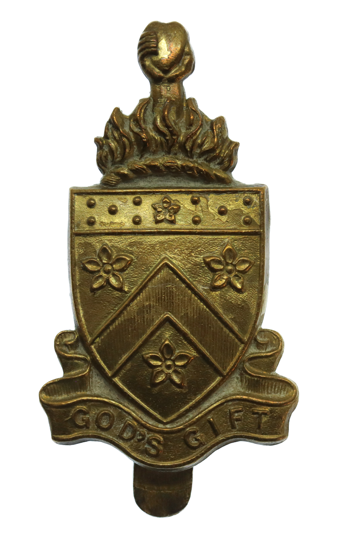 Alleyn's School, London O.T.C. Cap Badge