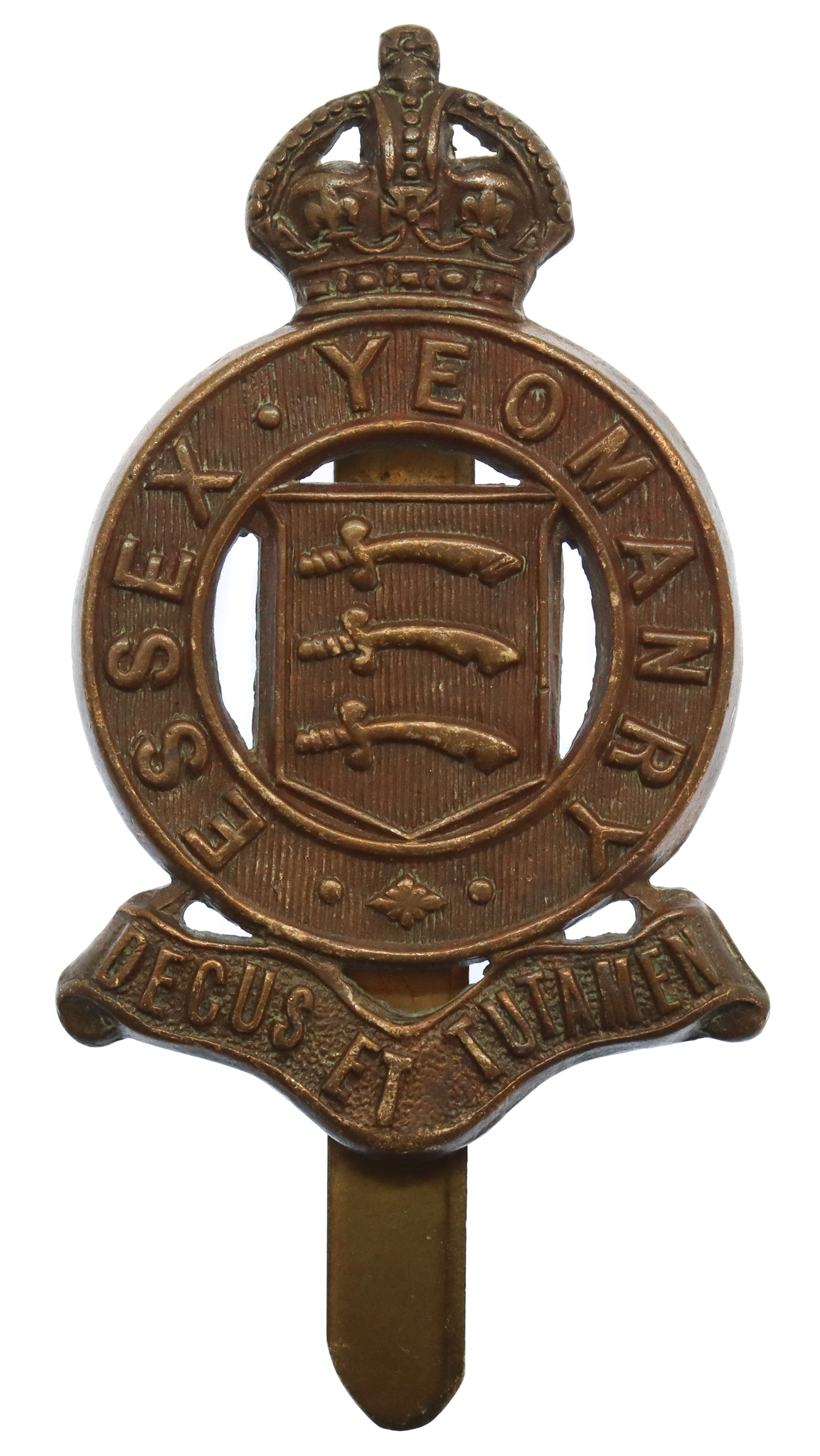 Essex Yeomanry Cap Badge - King's Crown