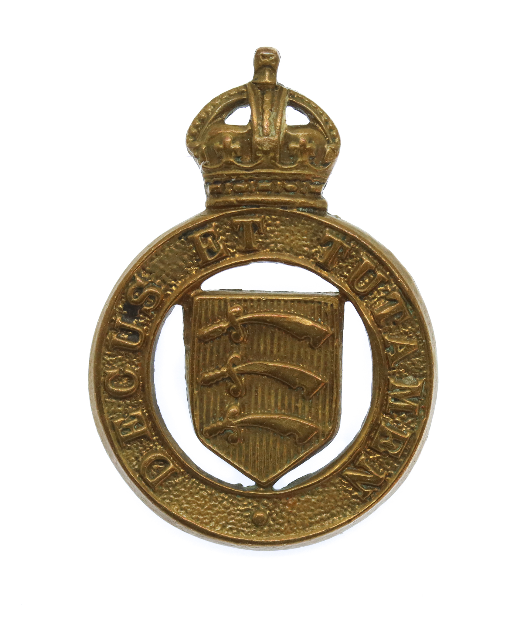 Essex Yeomanry Cap/Beret Badge - King's Crown