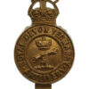 Royal Devon Yeomanry (Artillery) Cap Badge - King's Crown
