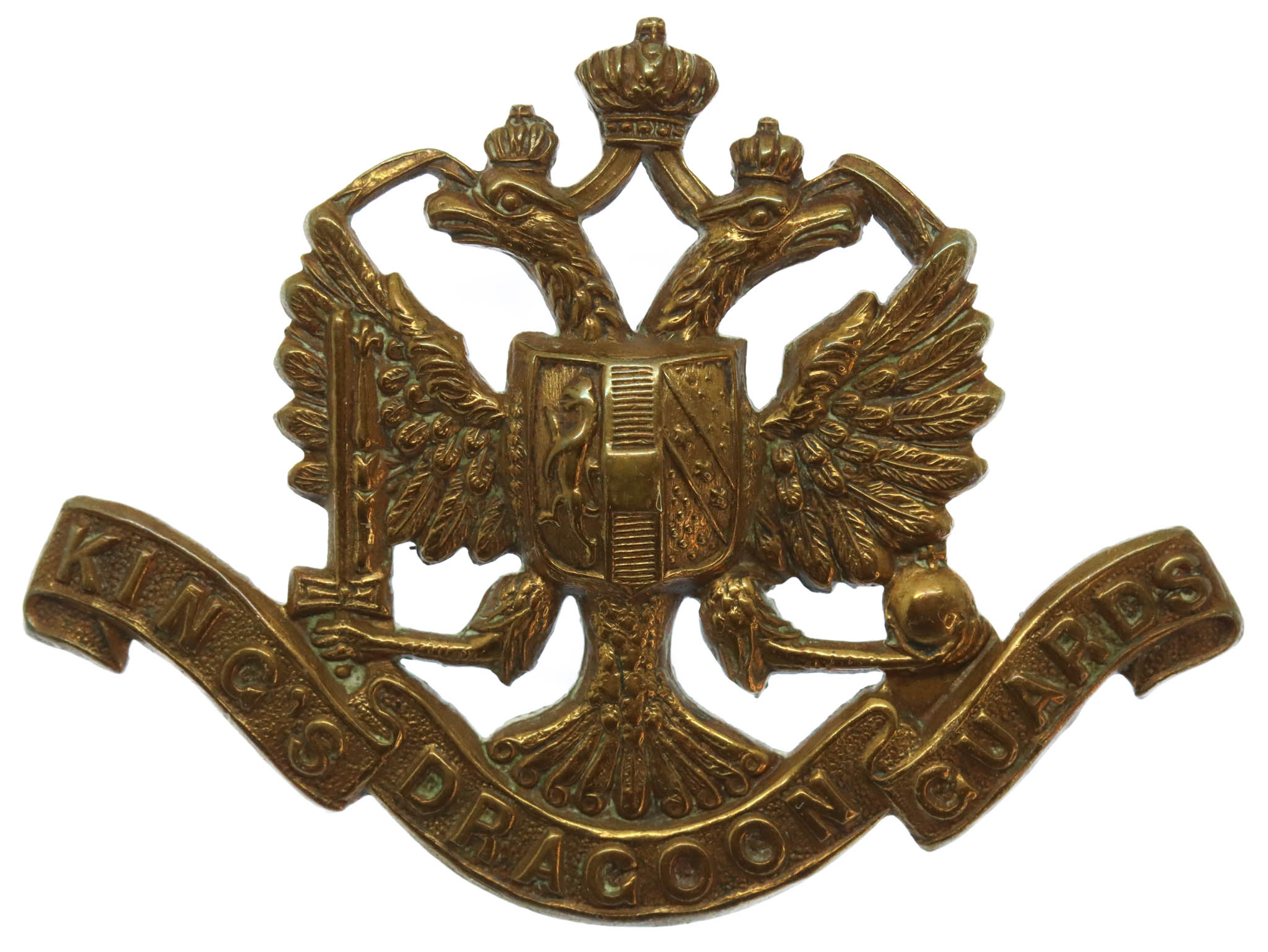 Victorian 1st King's Dragoon Guards Cap Badge