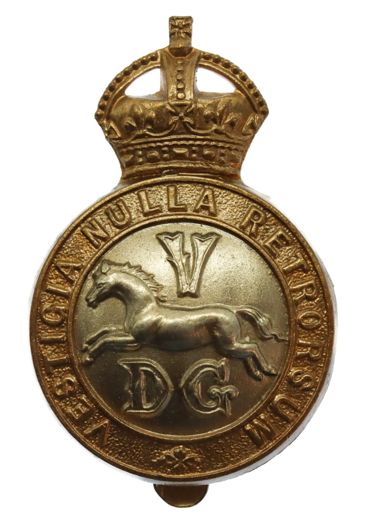 5th Dragoon Guards Cap Badge - King's Crown