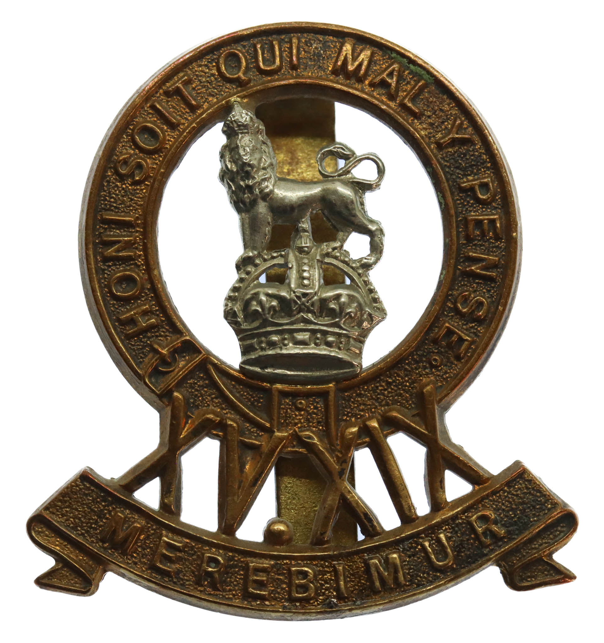 15th/19th King's Hussars Cap Badge - King's Crown