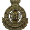 18th Hussars (Queen Mary's Own) Cap Badge - King's Crown