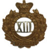 Victorian 13th Hussars Cap Badge