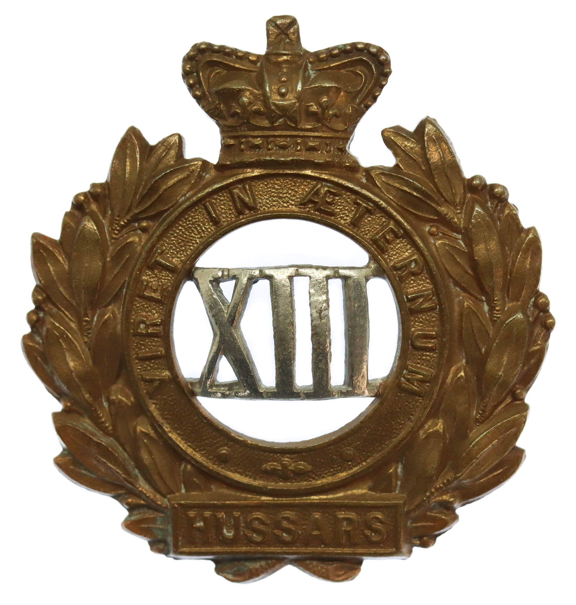 Victorian 13th Hussars Cap Badge