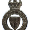 Northumberland Constabulary Cap Badge - King's Crown