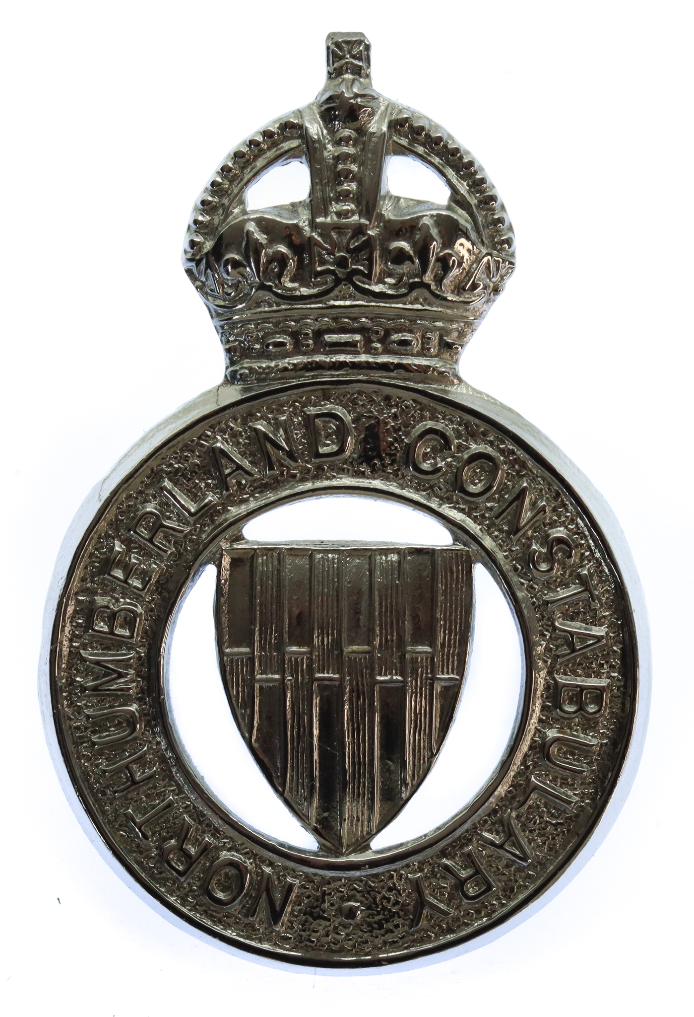 Northumberland Constabulary Cap Badge - King's Crown