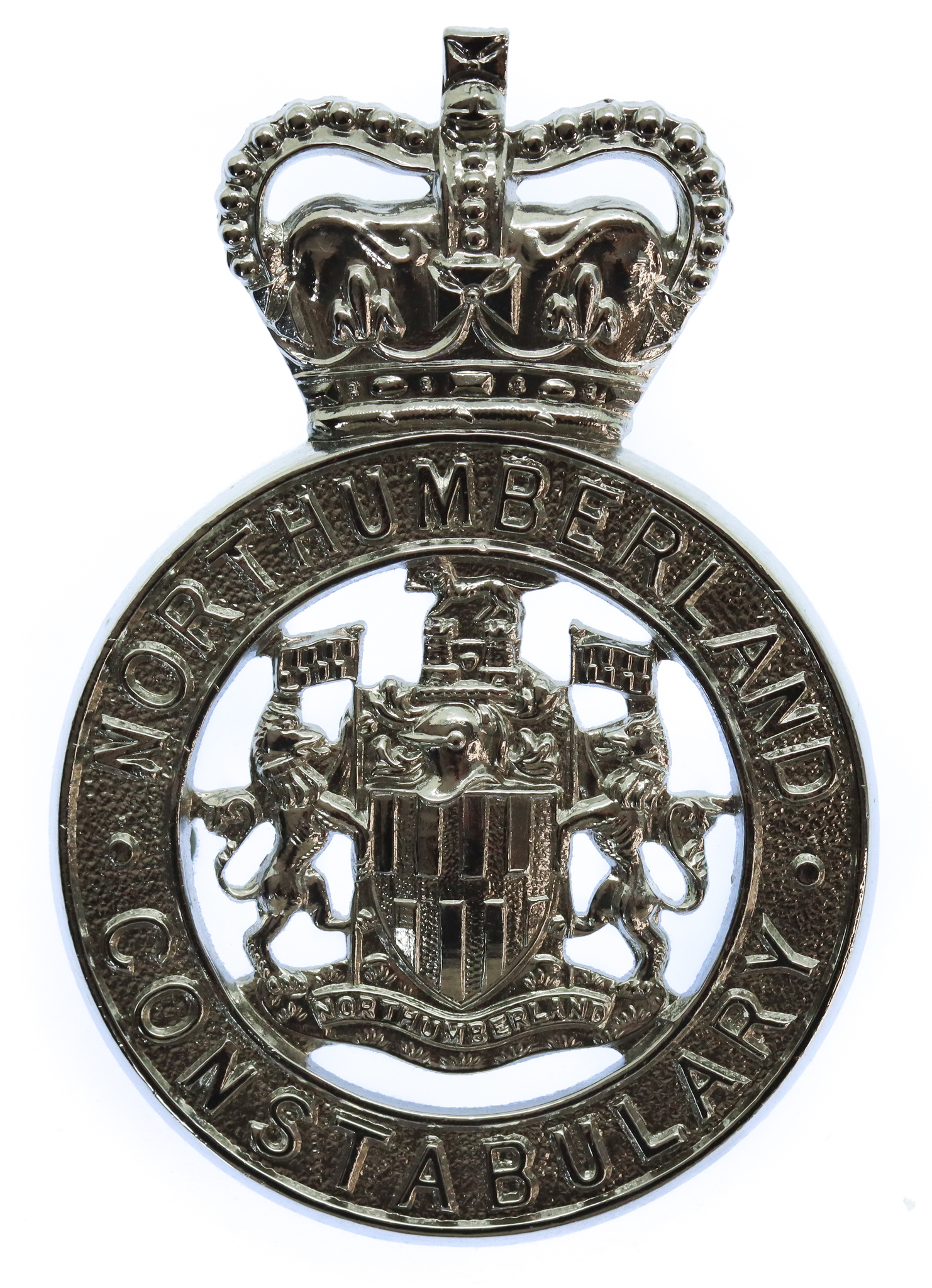 Northumberland Constabulary Cap Badge - Queen's Crown