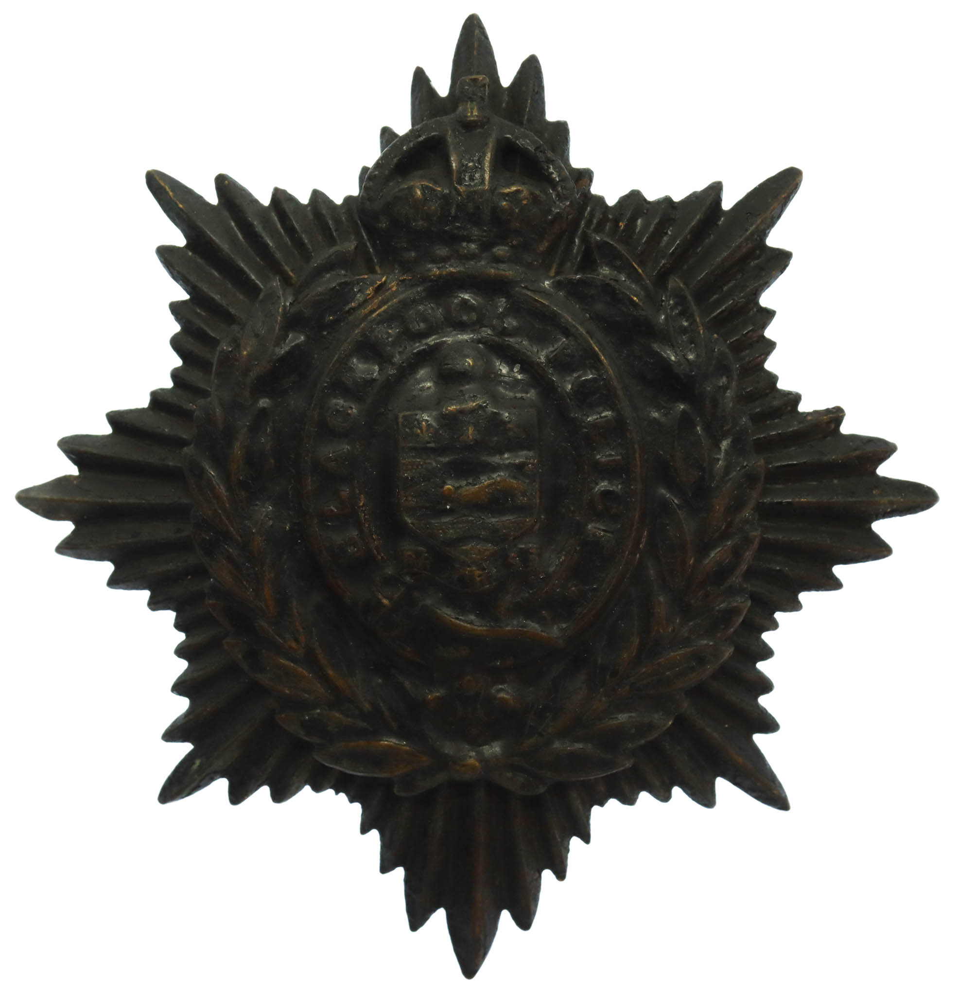 Blackpool Police Night Helmet Plate - King's Crown