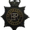 Bedfordshire Police Night Helmet Plate - Queen's Crown
