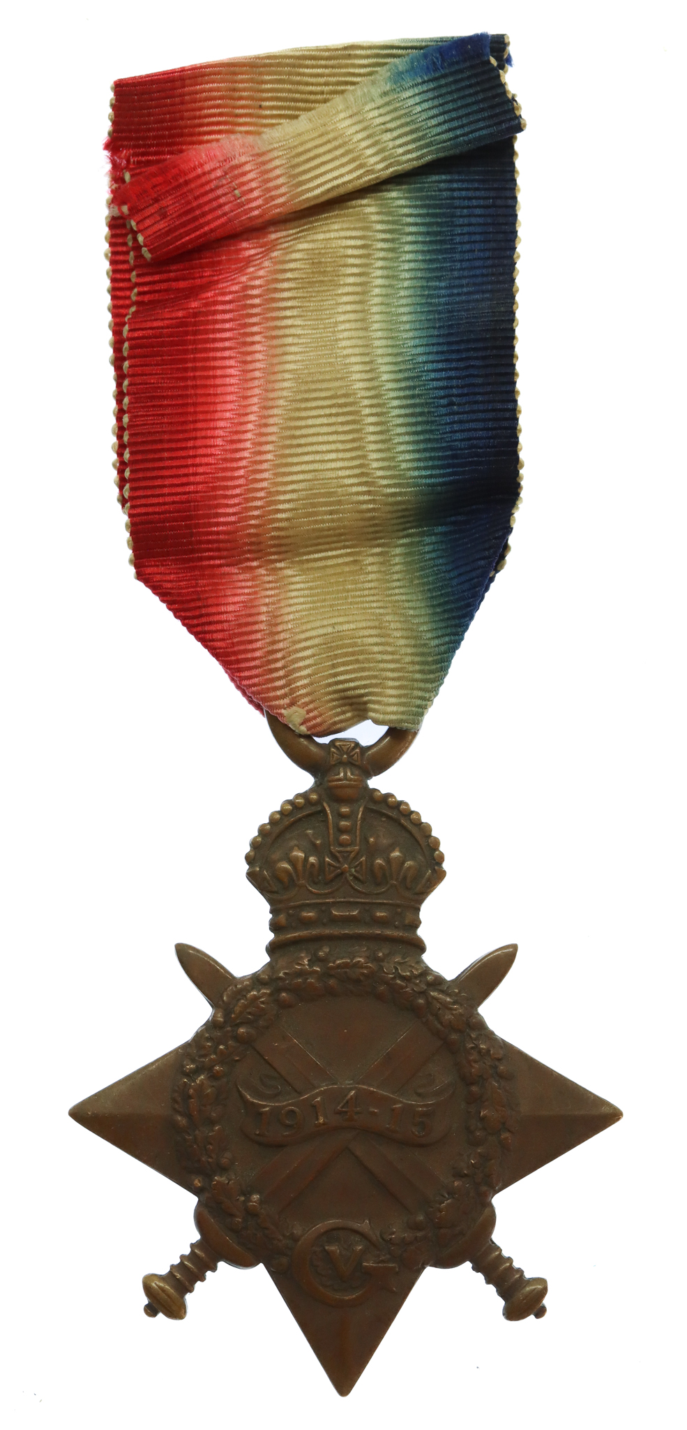WW1 1914-15 Star - Pte. J.L. O'Connell, Worcestershire Regiment - Wounded