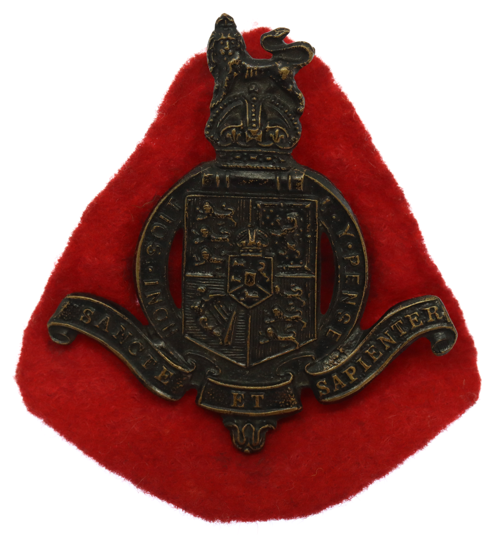 King's College School, Wimbledon O.T.C. Cap Badge