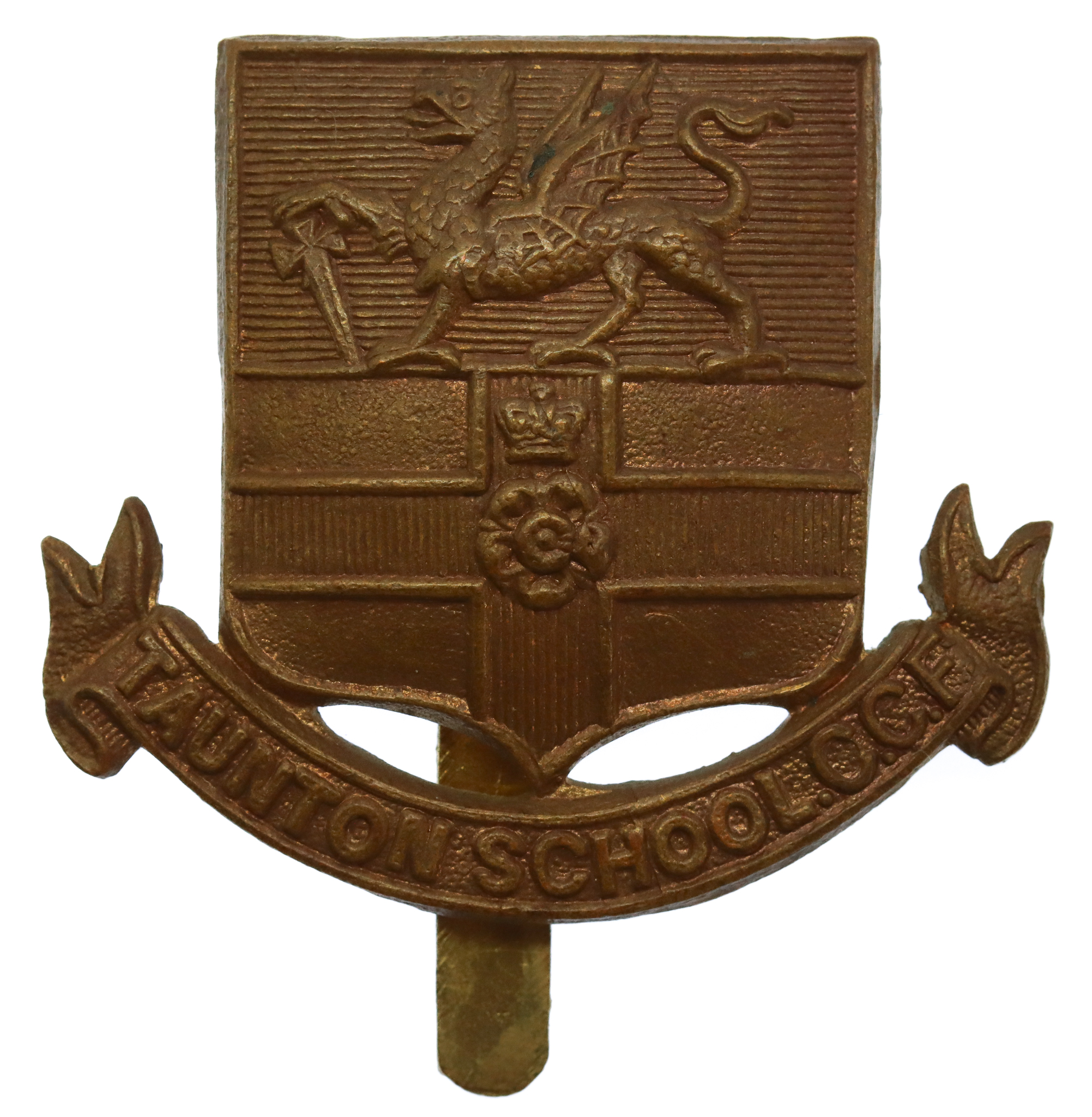 Taunton School C.C.F. Cap Badge