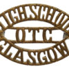 Glasgow High School O.T.C. (HIGH SCHOOL/O.T.C./GLASGOW) Shoulder Title