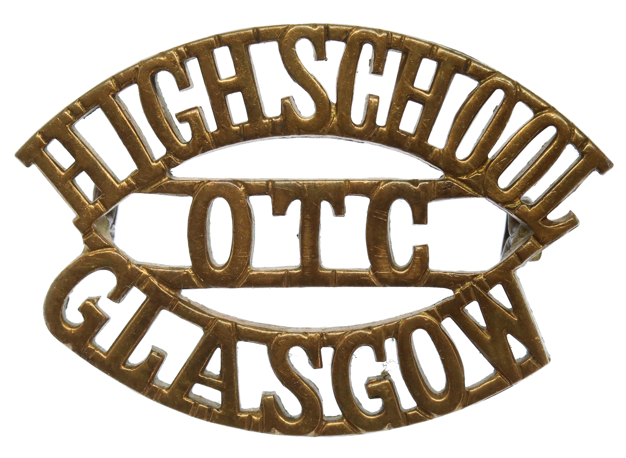 Glasgow High School O.T.C. (HIGH SCHOOL/O.T.C./GLASGOW) Shoulder Title