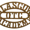 Glasgow Academy O.T.C. (GLASGOW/O.T.C./ACADEMY) Shoulder Title