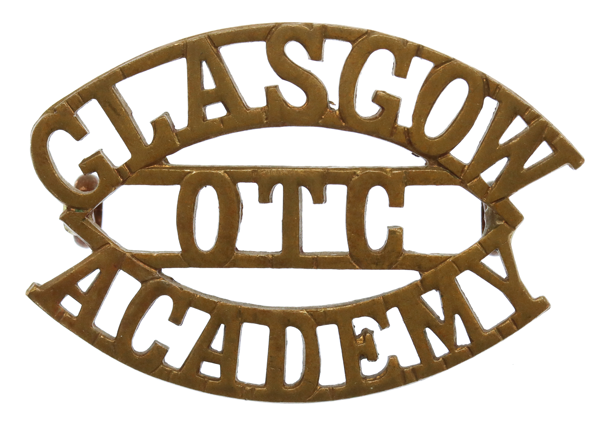 Glasgow Academy O.T.C. (GLASGOW/O.T.C./ACADEMY) Shoulder Title