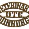 Royal Dick Veterinary College, Edinburgh O.T.C. (VETERINARY/O.T.C./EDINBURGH) Shoulder Title