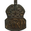 WW2 Air Raid Precautions (A.R.P.) Hallmarked Silver Lapel Badge