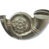 King's Own Yorkshire Light Infantry (K.O.Y.L.I.) Anodised (Staybrite) Collar Badge