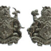Pair of Bradford City Police Chrome Collar Badges