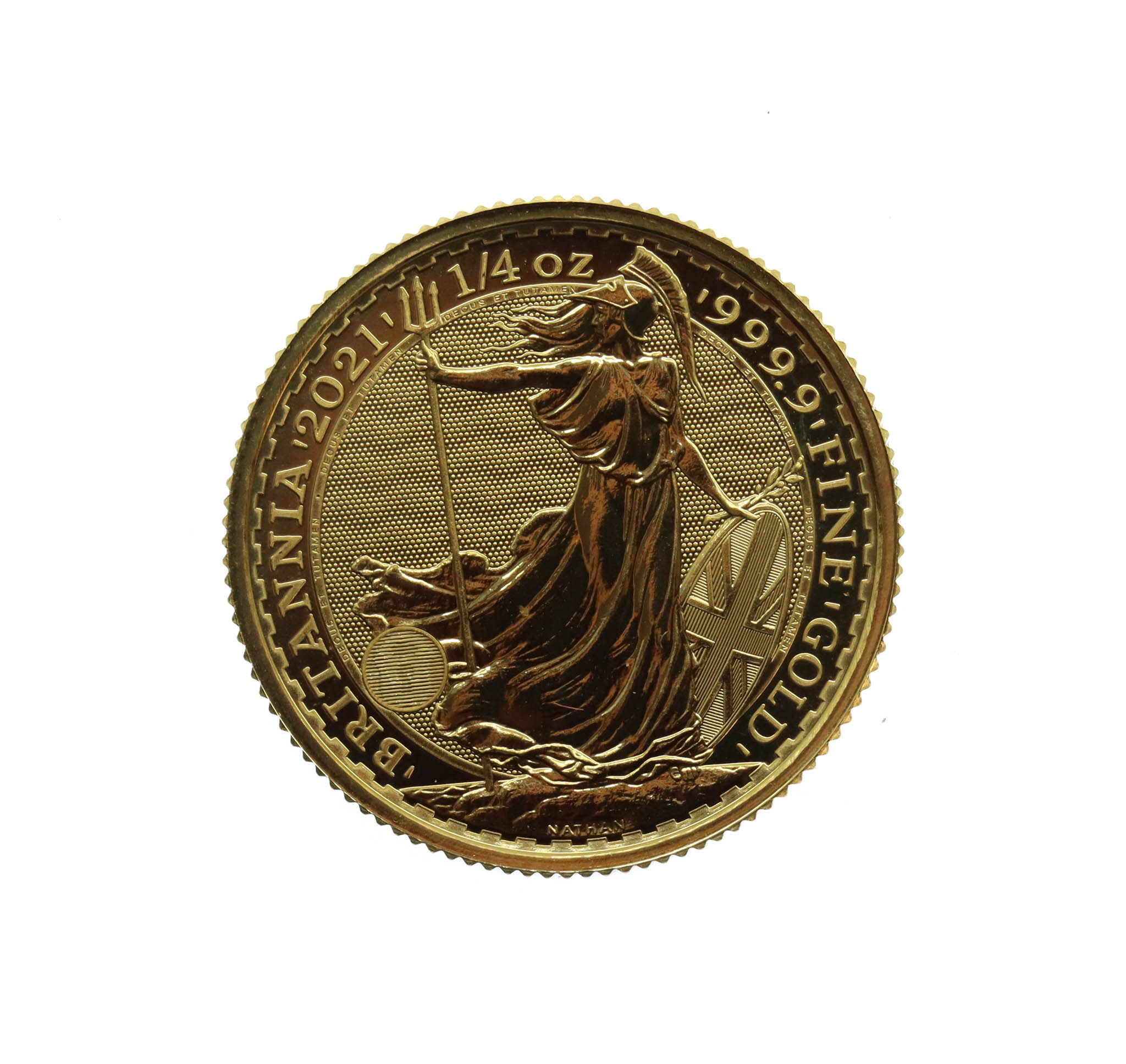 2021 Britannia 1/4oz Gold Bullion Coin