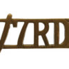 4th/7th Royal Dragoon Guards (4/7RDG) Shoulder Title