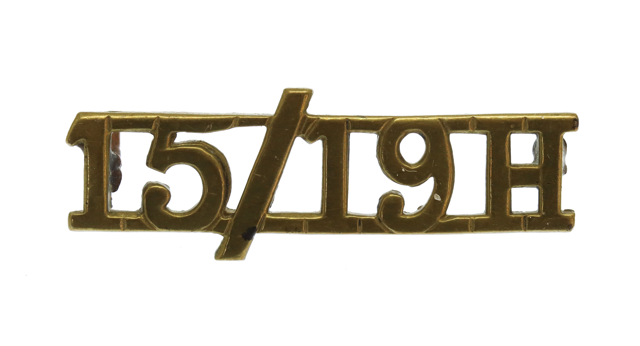 15th/19th Hussars (15/19H) Officer's Shoulder Title