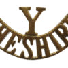 Cheshire Yeomanry (Y/CHESHIRE) Shoulder Title