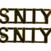 Pair of Scottish & North Irish Yeomanry (SNIY) Shoulder Titles