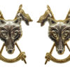 Pair of Scottish & North Irish Yeomanry Collar Badges