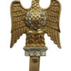 1st Royal Dragoons Anodised (Staybrite) Cap Badge