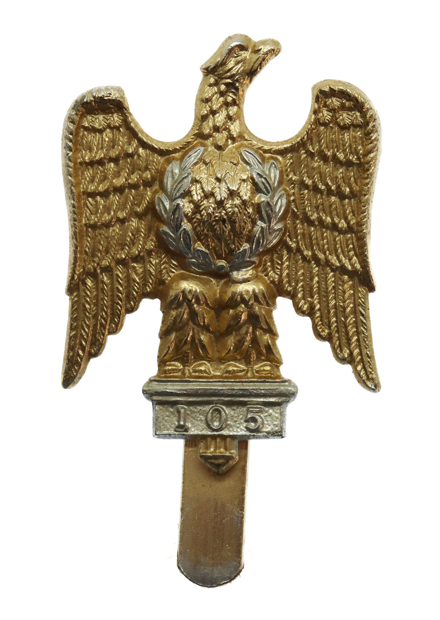 1st Royal Dragoons Anodised (Staybrite) Cap Badge