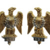 Pair of 1st Royal Dragoons Anodised (Staybrite) Collar Badges