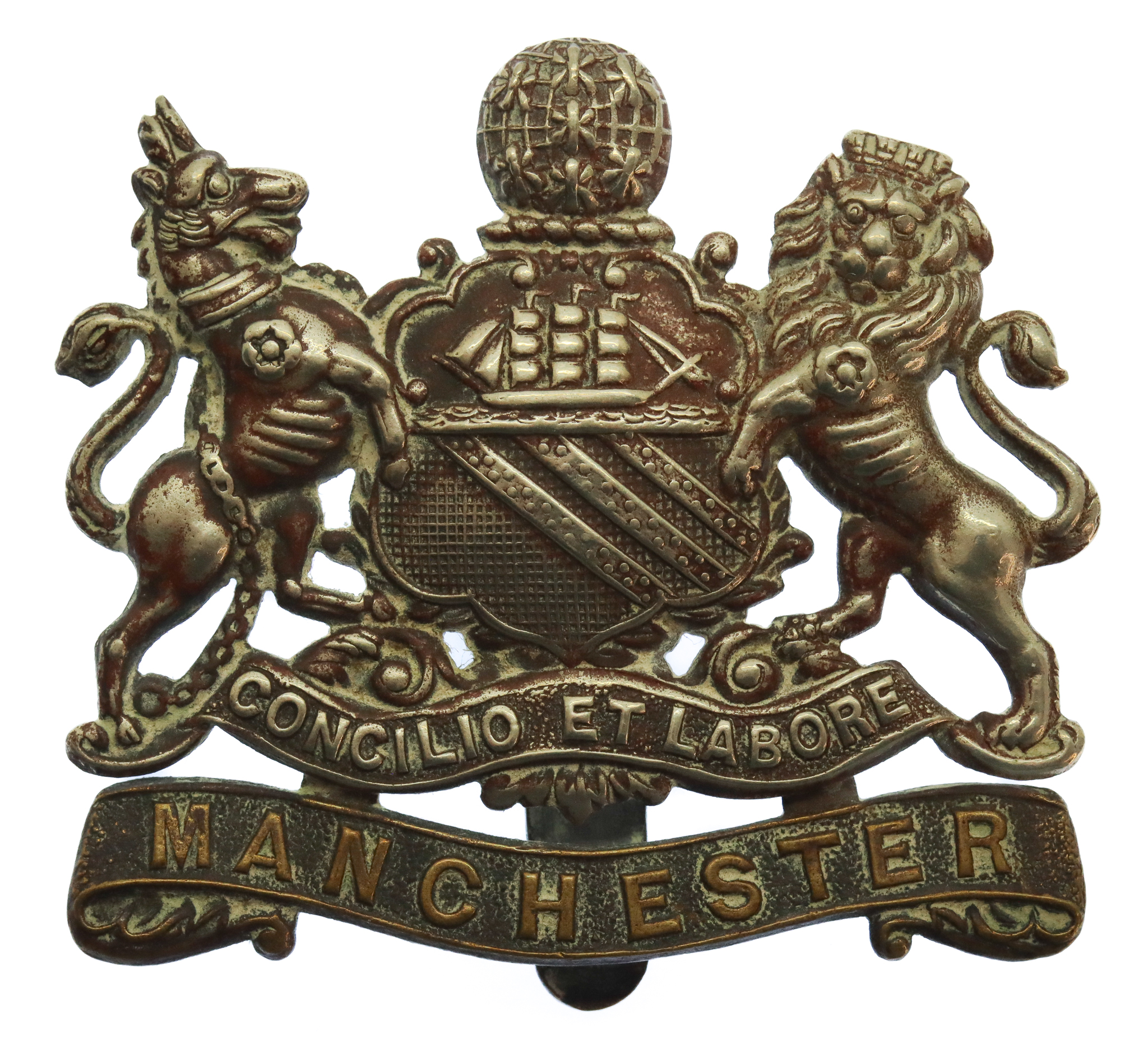 Manchester Regiment Coat of Arms Cap Badge