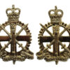 Pair of Army Apprentices School Anodised (Staybrite) Collar Badges