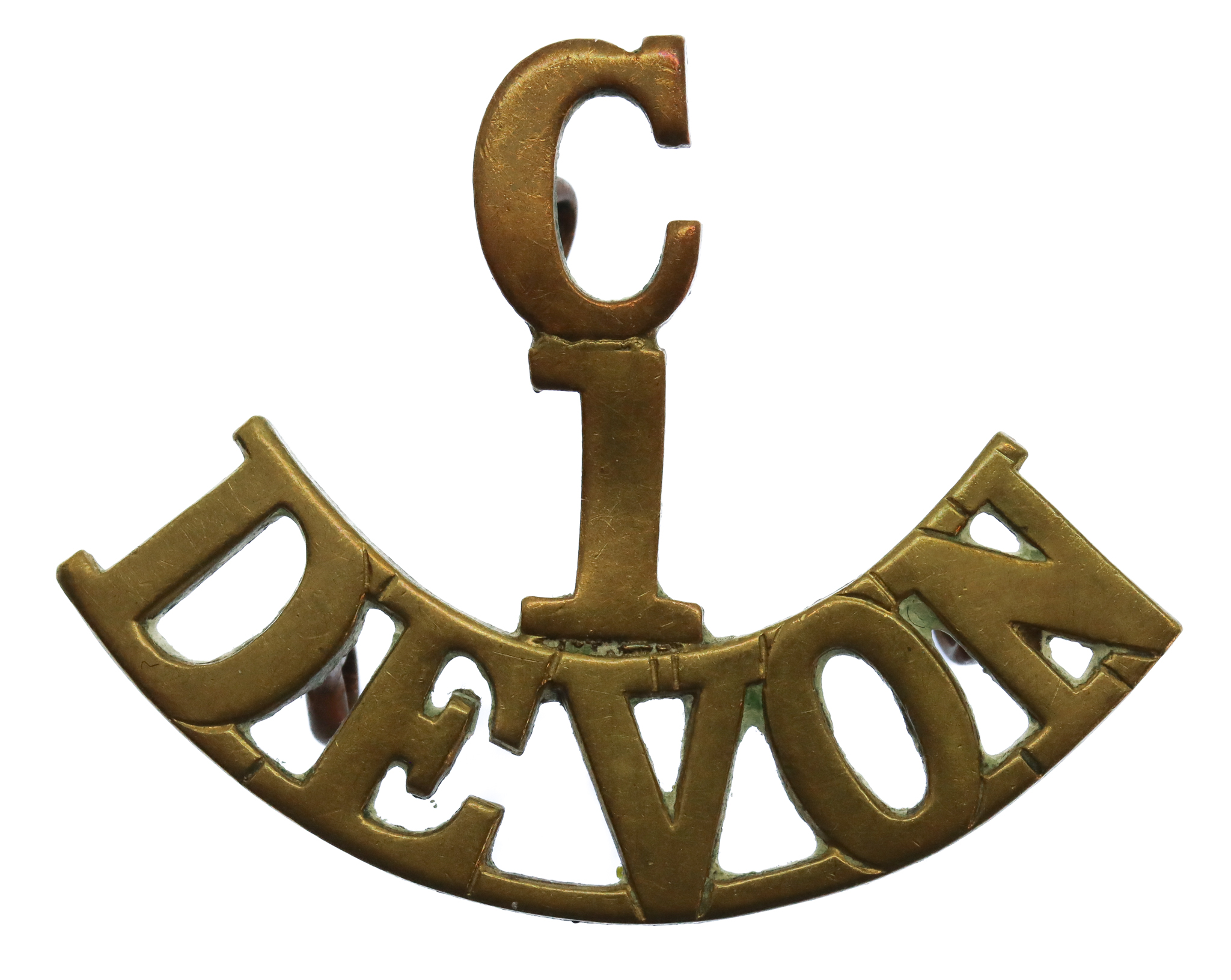 1st (Exeter) Cadet Bn. Devonshire Regiment (C/1/DEVON) Shoulder Title