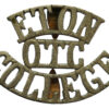 Eton College O.T.C. (ETON/OTC/COLLEGE) Shoulder Title