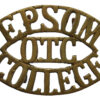 Epsom College O.T.C. (EPSOM/OTC/COLLEGE) Shoulder Title