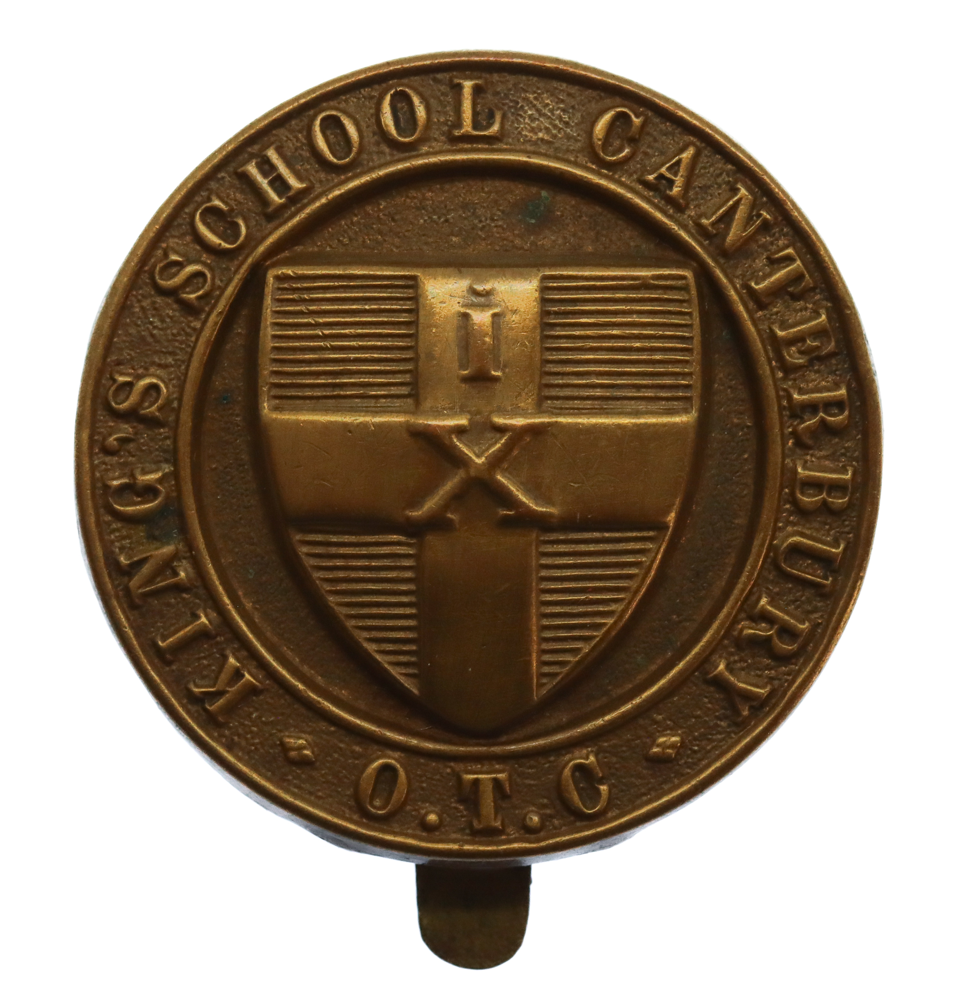 King's School Canterbury O.T.C. Cap Badge