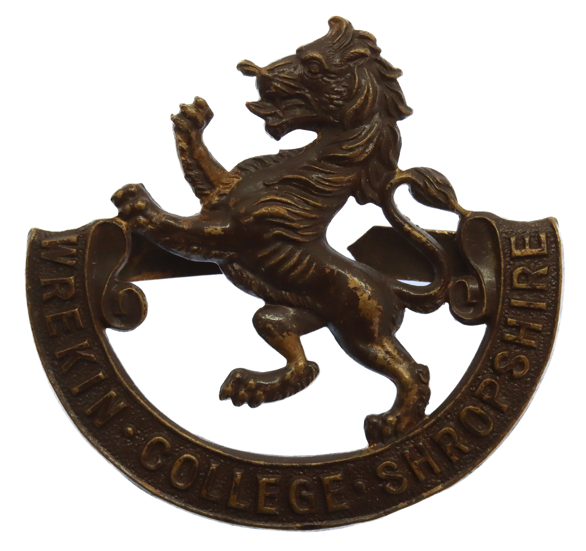 Wrekin College, Shropshire O.T.C. Officer's Cap Badge