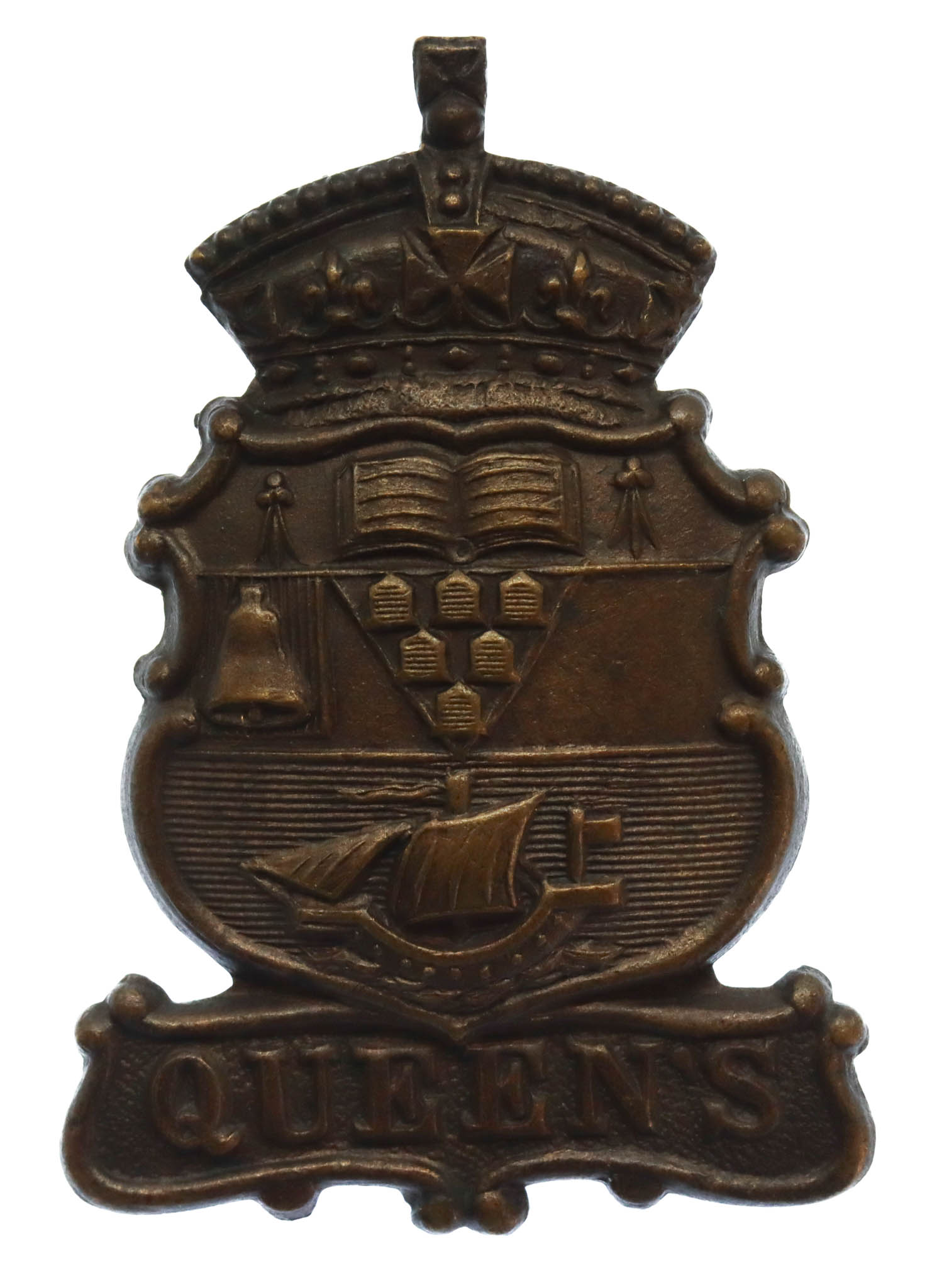 Queen's University Belfast O.T.C. Cap Badge