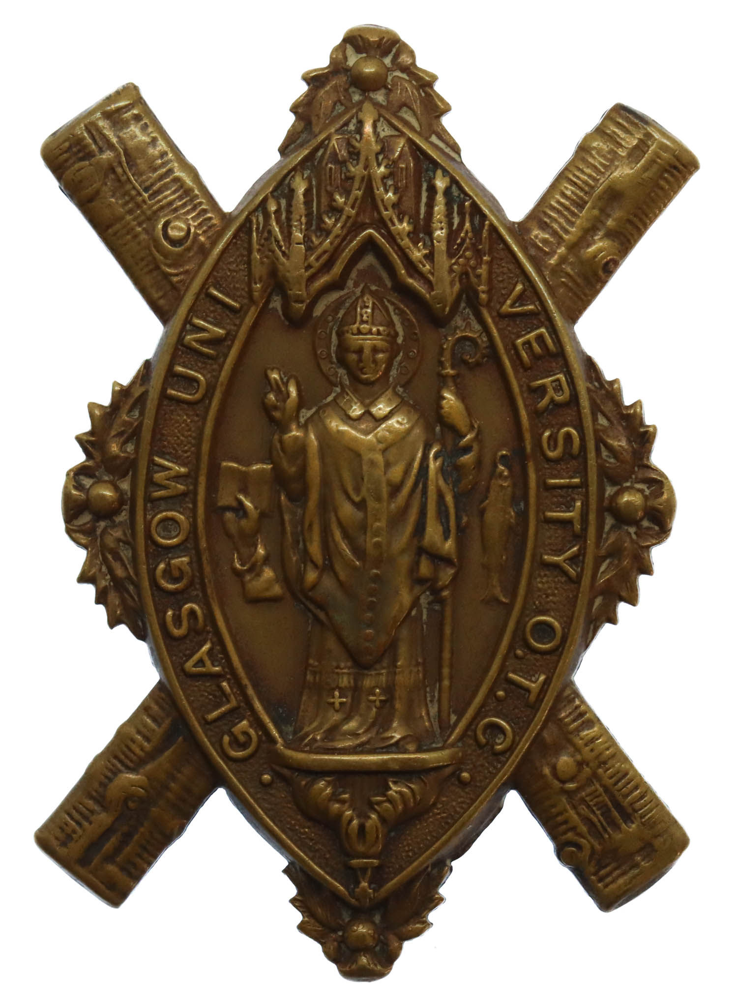 Glasgow University O.T.C. Cap Badge