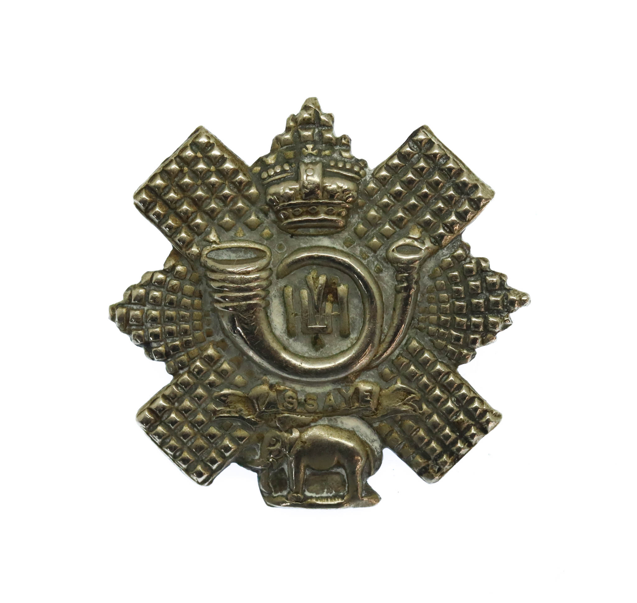 Victorian Highland Light Infantry (H.L.I.) Collar Badge