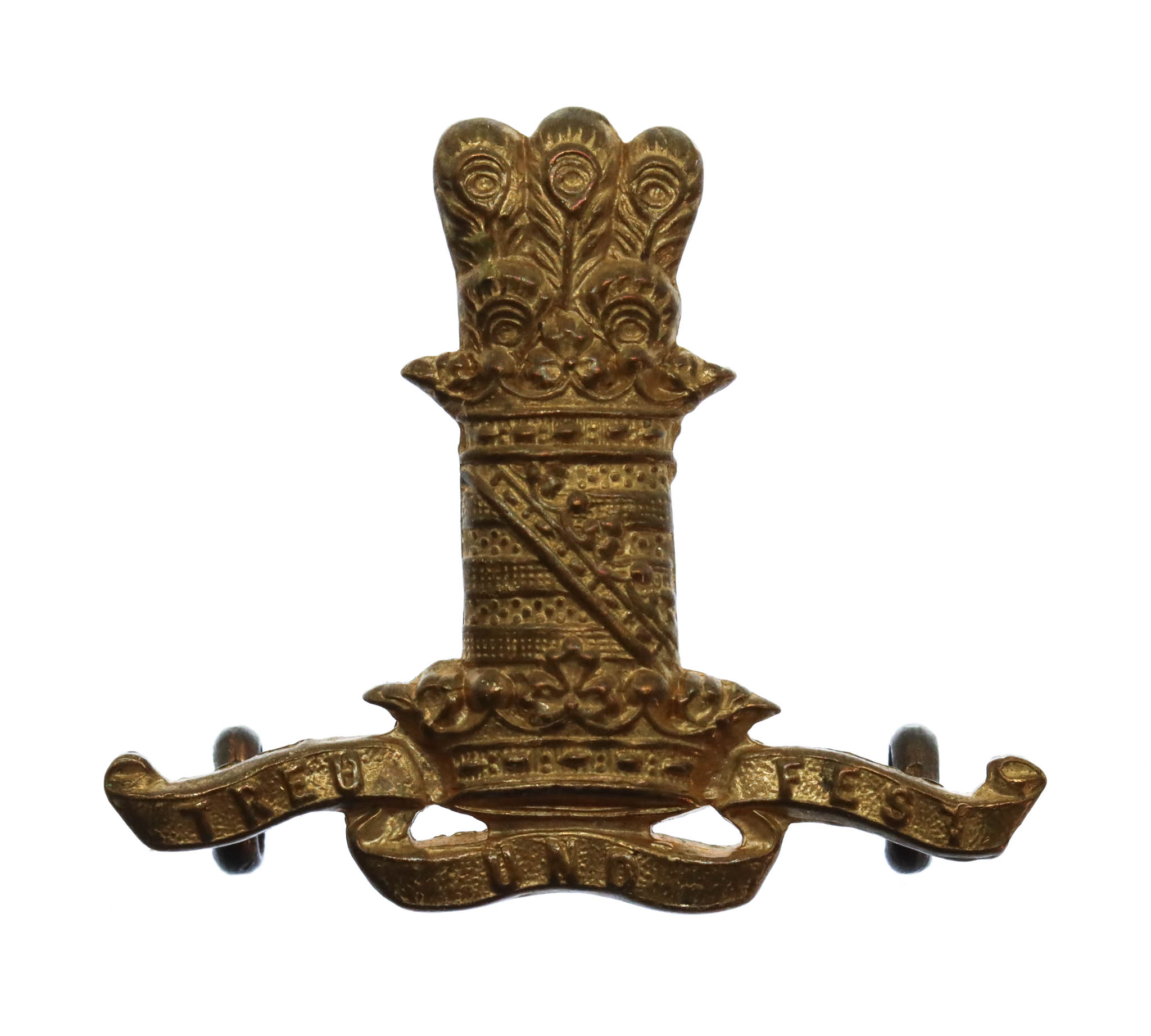 Victorian 11th Hussars (Prince Albert's Own) Collar Badge