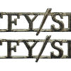 Pair of Fife & Forfar Yeomanry/Scottish Horse (FFY/SH) Shoulder Titles.